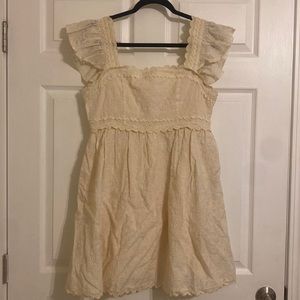 Altar’d State, cream sundress, size L